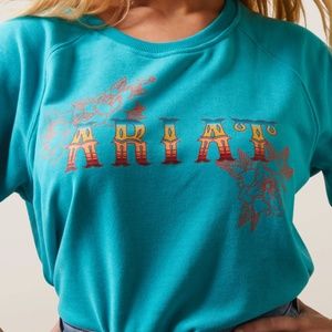 TURQUOISE ARIAT CREW